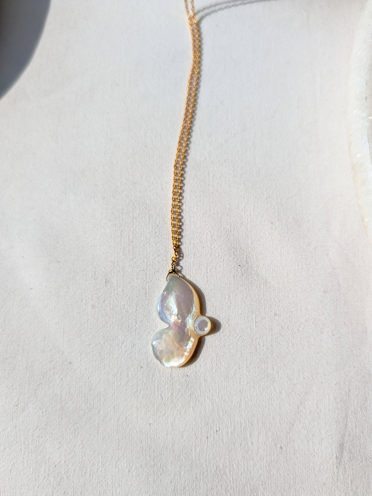 aroha- Mother of Pearl Butterfly Pendant