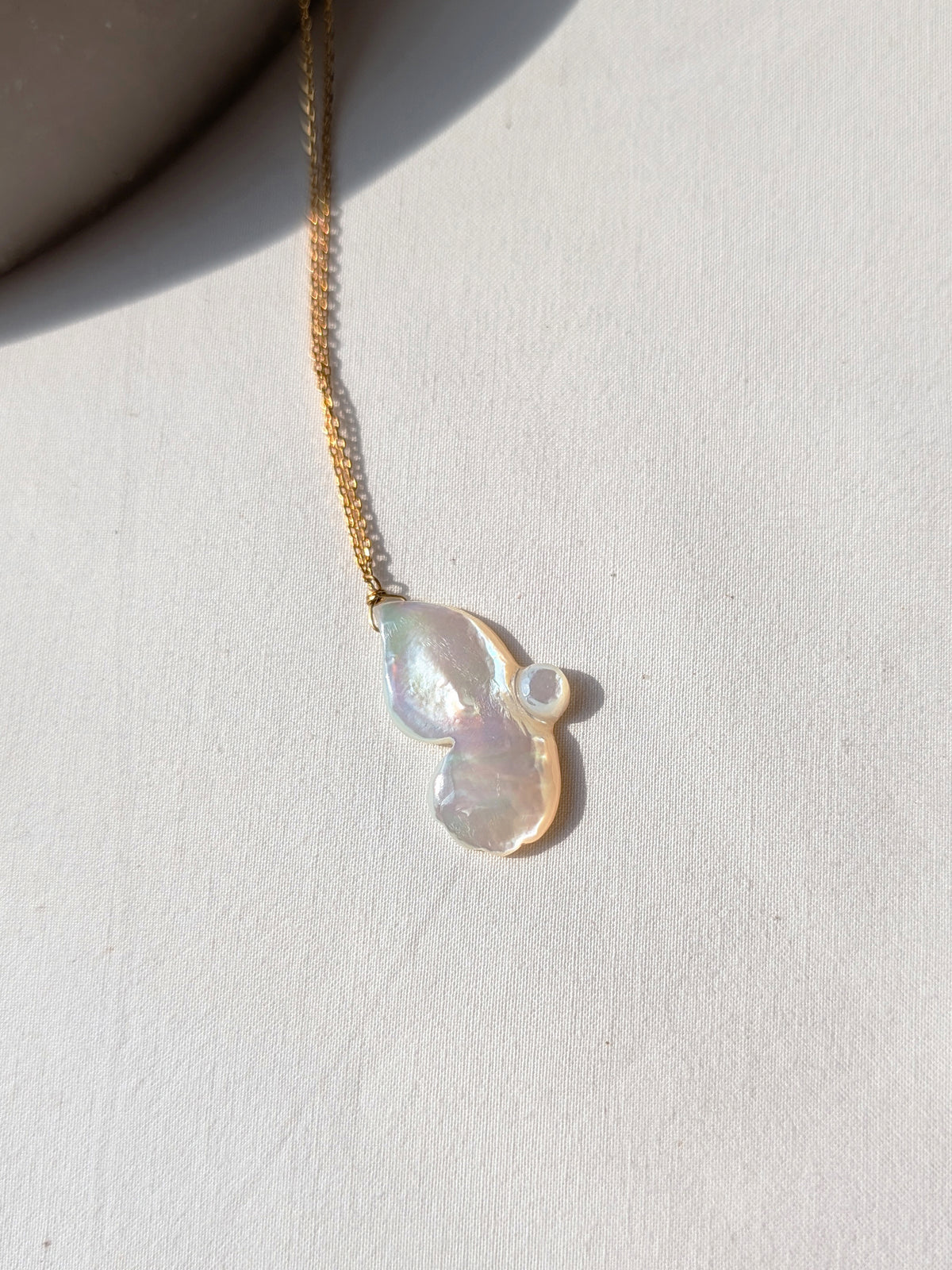 aroha- Mother of Pearl Butterfly Pendant