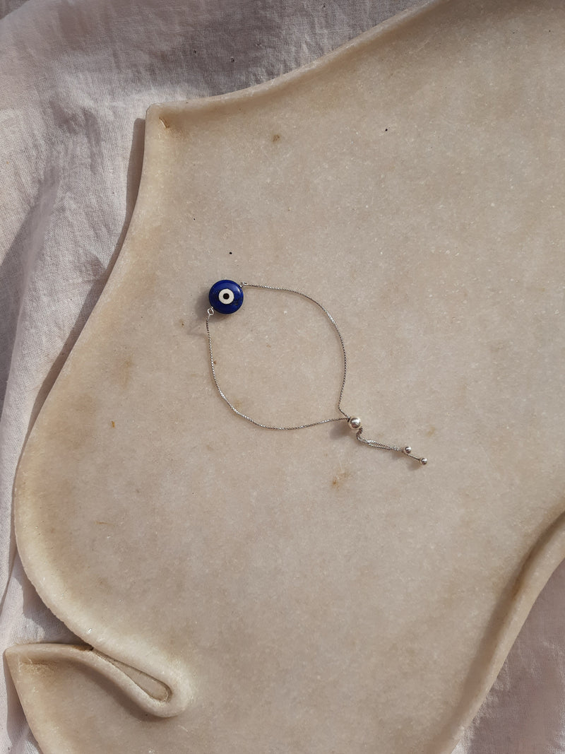 vedān - Lapis Lazuli Evil Eye Bracelet