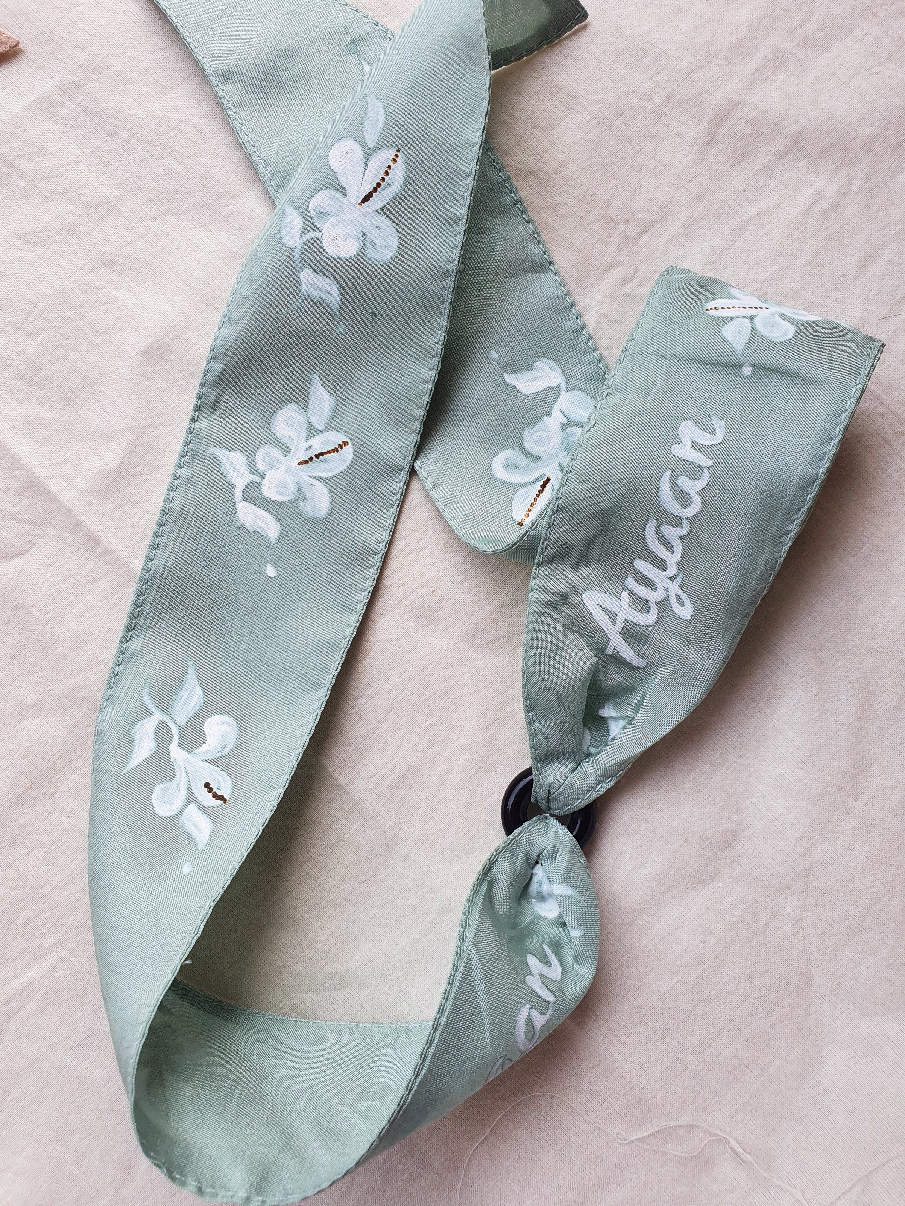 Custom Name on Sage Green Twilly