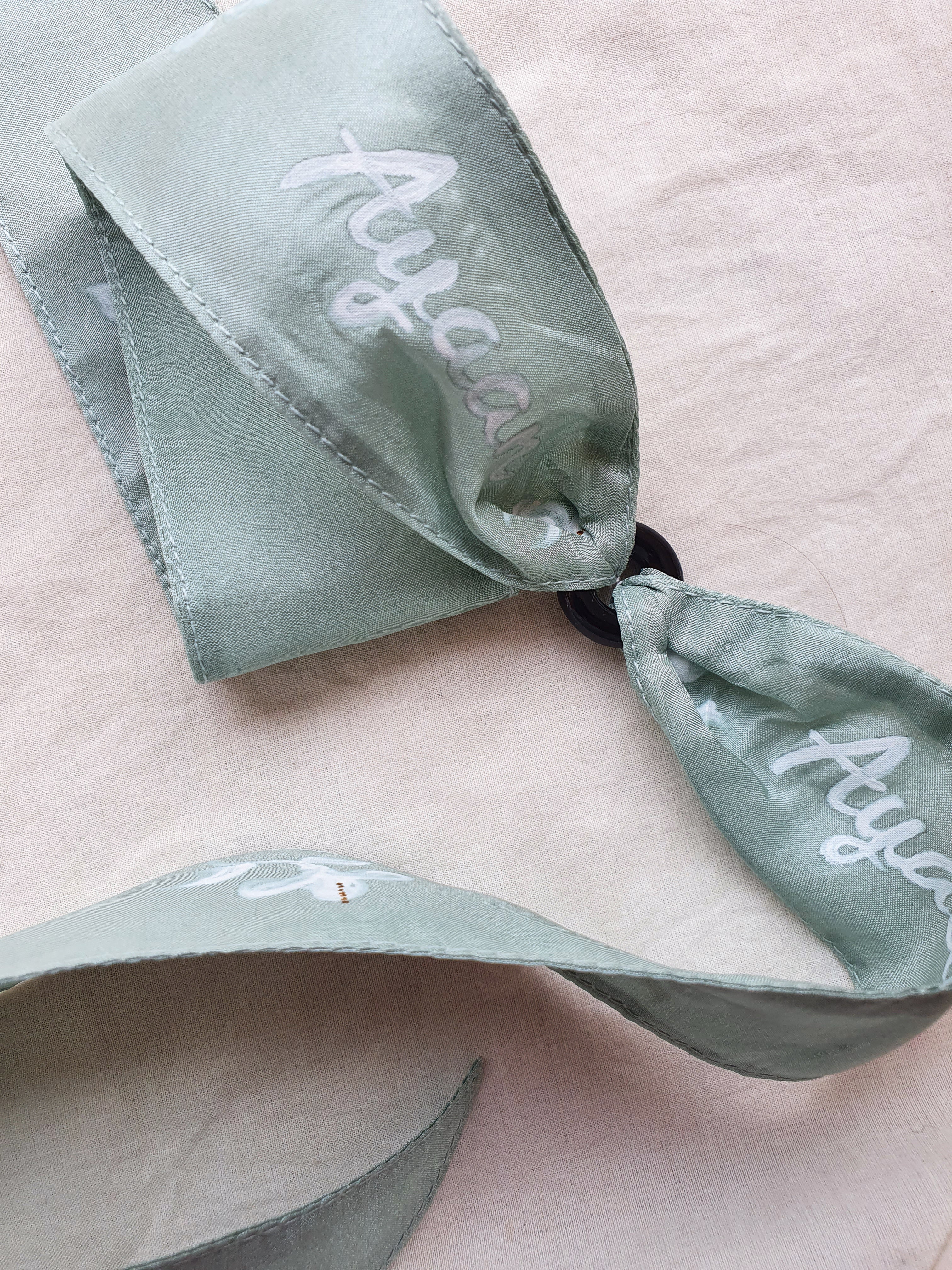 Custom Name on Sage Green Twilly